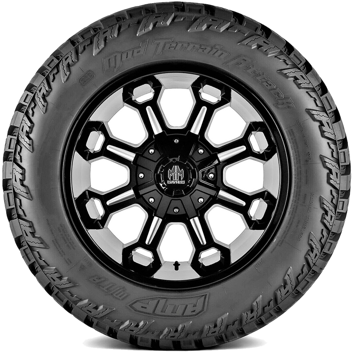 AMP Mud Terrain Attack M/T Tires – 35x13.50R24 Load E (4 Tires) – 10 Ply LT Mud Terrain