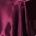 thumbnail image 3 of Efavormart 60x126" Rectangle EGGPLANT Wholesale SATIN Tablecloth Banquet Linen Wedding Party Restaurant Tablecloth, 3 of 5