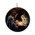 thumbnail image 3 of Colgante de árbol de Navidad 2023, colgante de ventana de Navidad, decoración de Pascua Jesús Estilo B, 3 of 9