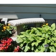 thumbnail image 4 of Garden Bench – Natural Granite Appearance – Made of Resin – Lightweight – 12” Height, 4 of 8