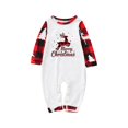 thumbnail image 2 of Christmas Pajamas for Family Buffalo Plaid Reindeer Pajamas Holidays Family Matching Sleepwear Elk Print Pajamas Pj Set Womens Pajama Sets, 2 of 5
