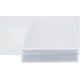 thumbnail image 1 of 10 láminas de plástico corrugado blanco de 11,8 x 6 pulgadas, lámina de plástico de 0,16 pulgadas de espesor, láminas de plástico moldeables rectangulares, 1 of 7