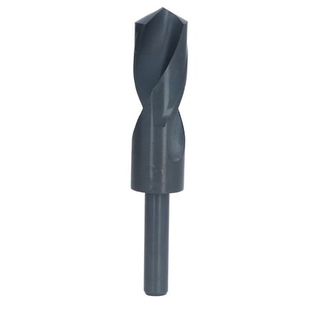 

Gupbes Black Twist Drill Bit Reduced Shank Drill Bit High Speed Steel 1/2in Black Twist Drills Bits 118° Incisive Angle 27.5mm HSS Drill Bit