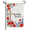 Garden Flag-3, variant on American Flag Sunset Forest Garden Flag 12×18in Double Sided, Fourth of July Theme, Outdoor Porch, Lawn Decor for Memorial Day and Holiday