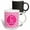 Multicolor, variant on 3drose, Hoy Pink Girly Floral Monogram Letter E, 11oz Two-tone Red Mug
