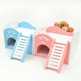 thumbnail image 4 of Hamster House Toy Plastic Small Pet Sleeping House Hamster Playhouse with Ladder, 4 of 10