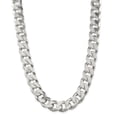 thumbnail image 1 of Sterling Silver 16.2mm Curb Chain (Weight: 261.78 Grams, Length: 26 Inches), 1 of 4