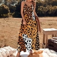 thumbnail image 3 of Wild Animal Print Collage Pattern Sleeveless Dress Loose Women's Dress Dresses Luxury Evening Dresses, 3 of 9