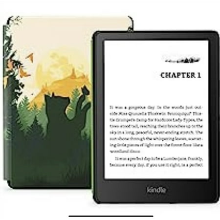 Kindle_Paperwhite Kids Tablet E-Reader 11th Gen, Limited Ed. Warrior Cats Cover, 16GB, FireOS