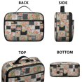 thumbnail image 3 of Pioneer Flower Floral Print Pattern Insulated Lunch Bag Teen, Toddler Lunch Bag,Bento School Lunch Bag for Teen for Work,Picnic or Travel, 3 of 5