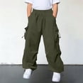 thumbnail image 2 of Wdgfv Boy's Fit Slim Jeans Pants Boys Casual Jogger Sweatpants Elastic Waist Loose Fit Comfortable Long Trousers For Kids Active Wear Grey 13-14 Years, 2 of 9