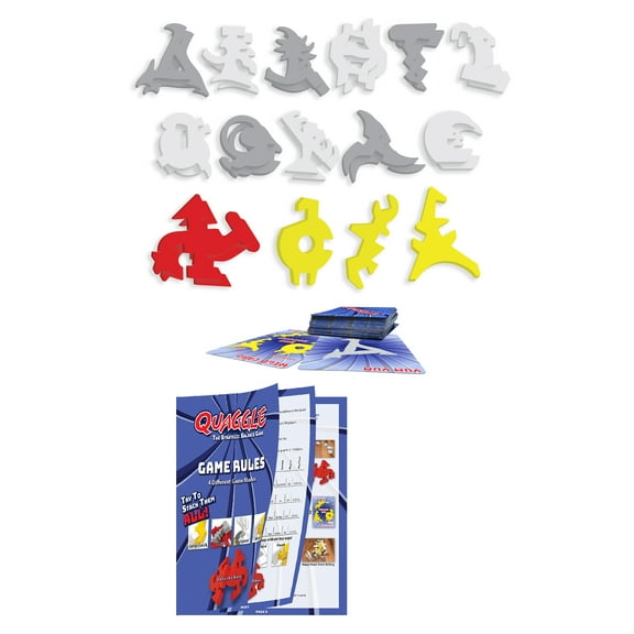 Funsparks - Quaggle Stacking Balance Game - Wood Blocks - Premium Suspend Game - 2 to 12 Players for Kids, Adults, Family - Develop Hand-Eye Coordination - Stem Toy - Exciting Board Game, Party Game