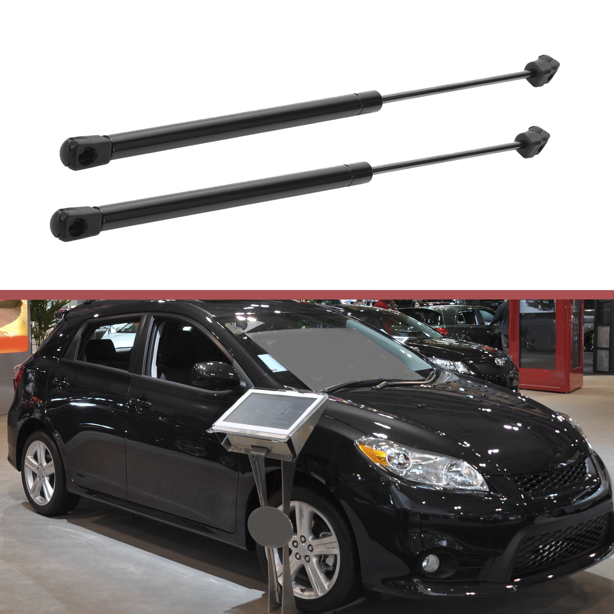 Unique Bargains 2Pcs Rear Window Glass Lift Gas Struts for Toyota Matrix 2003-2008