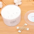 thumbnail image 4 of Harpily Tools Home Improvement Absorbent Double Bamboo Head Boxed 500 500Pcs Ball Cotton Cleaning Stick Swabs Cleaning Supplies One Size White, 4 of 9