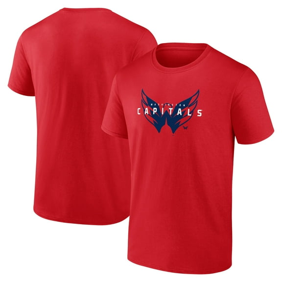 Men's Logo Athletic Red Washington Capitals Coordinate T-Shirt