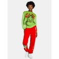 thumbnail image 2 of Dr. Seuss Women’s The Grinch Graphic Jogger Pants, 28” Inseam, Sizes XXS-XXL, 2 of 6