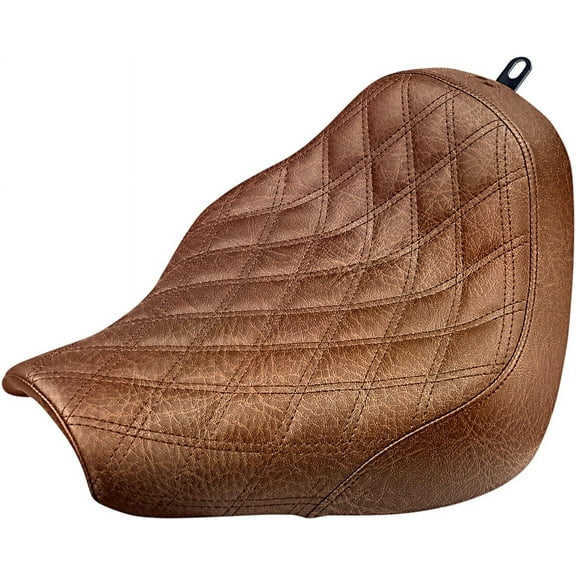 Brown Lattice-Stitch Renegade Slammed Solo Seat