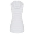 thumbnail image 5 of Baberdicy Puffer Vest Women's Lightweight Mid Length Hooded Down Vest Down Jacket Hooded Vest Womens Vest White, 5 of 7