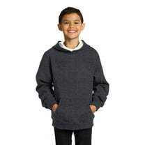 Sport-Tek Youth Pullover Hooded Sweatshirt-S (Graphite Heather)