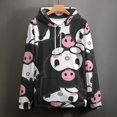 thumbnail image 4 of Kuromi And My Melody Hoodie 3D Print Pullover Hooded Long Sleeve Sweatshirts Tops Blouse with Pocket for Mens Womens, 4 of 8