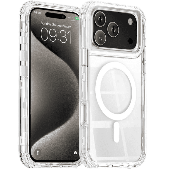 Entronix MagSafe Compatible Case for iPhone 17 Pro Max – Shockproof Magnetic Protective Cover