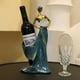 thumbnail image 5 of Soporte para vino Sincero Red Dancing Girl botellero de resina decoración de bar, 5 of 5