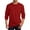 Red, variant on George Men’s Classic Crew Neck Long Sleeve T-Shirt, Lightweight Everyday Casual Shirts for Mens ,Big and Tall Red,Size L