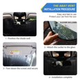thumbnail image 2 of ALAZA Watercolor Forest Windshield Sun Shade Car Foldable Sun Visor Block UV Rays Protector 53"x23.5", 2 of 8
