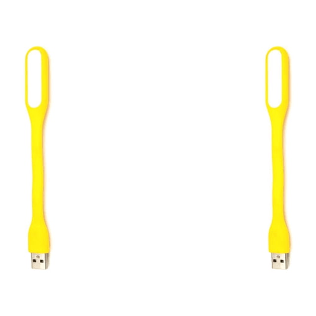 LED de lámpara USB LED mini portátil portátil Liberto de lectura de lectura iluminación nocturna amarillo