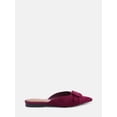 thumbnail image 3 of Free Assembly Women's Faux Suede Buckle Mules, 3 of 7