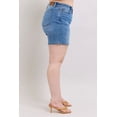thumbnail image 4 of Judy Blue 2 Button Denim Shorts with Pockets Color: Medium, Size: S, 4 of 11