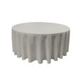 thumbnail image 1 of LA Linen TCpop132R-GrayLgtP41 Nappe en Popeline de Polyester Gris Clair - 132 Po Ronde, 1 of 4