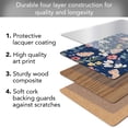 thumbnail image 3 of CounterArt "Blue Meadow Floral" Hardboard Tabletop Placemats 4-Pack, 3 of 7