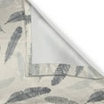 thumbnail image 6 of Ambesonne Feather Grommet Curtain, Composition of Quills, 50" x 54", Pale Grey and Beige, 6 of 6