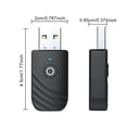 thumbnail image 3 of Kearding Transmisor receptor compatible con Bluetooth Llamada manos libres Controlador de velocidad rápida Adaptador gratuito Accesorio de Cables de computadora, 3 of 6