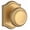 Gold, variant on Baldwin Reserve FDTRATAR003 Full Dummy Traditional Knob and Arch Rose Lifetime Brass Finish