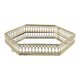 thumbnail image 1 of Jewelry Tray Golden Glass Tray for Perfume and Earrings Holder for Home with Elegant Design, 1 of 1