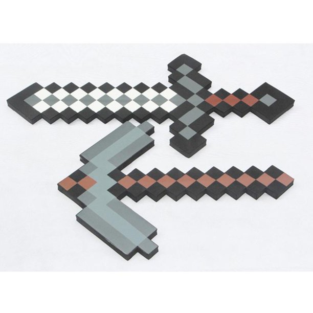 Foam Sword Roleplay Battle Toy Lifesized Pixel Swords for Active Play