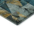 thumbnail image 3 of Addison Rugs Mayfield Premium Machine Washable Transitional Geometric Teal Rectangle Rug, 10' x 14', 3 of 7