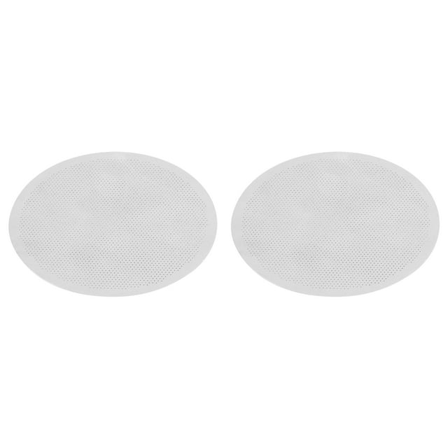 Press Filter,2pcs Reusable 304 Stainless Steel Round Coffee Filter Screen Mesh, Coffee Maker Accessory and Replacement Parts