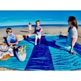 thumbnail image 5 of Aquatus Beach Blanket Sandproof Extra Large Oversized 10ft by 9ft for 7 Adults Best Beach Mat Accessories for Vacation, Camping, Picnics, Travel, Hiking, Festivals, and Events, 5 of 8