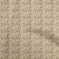 thumbnail image 1 of oneOone Silk Tabby Dark Beige Fabric Chritmas Snow Flakes Sewing Material Print Fabric By The Yard 42 Inch Wide, 1 of 4