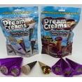 thumbnail image 2 of Dream Creams Cream Cones Chocolate and Cookies n Cream Variety Pack 4 Bags100g (16 cones), 2 of 5