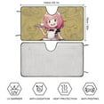 thumbnail image 2 of Anya Forger Spy X Car Windshield Sun Shade - Foldable Windshield Sun Shade, Reflector Sunshade, Summer Sunshield for Car Window Shades 55"x30", 2 of 8
