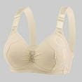 thumbnail image 4 of Xuniizn Wireless Plus Size Bras for Women, Push Up Solid Color Casual Underwear, Soft Thin Comfortable Breathable Everyday Bra, 4 of 4