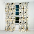 thumbnail image 2 of Designart "Urban Fern Wanderer I" Floral Blackout Curtain Single Panel, 2 of 4