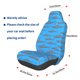 thumbnail image 3 of Fotbe Cute Shark Funda para Asiento de Auto con Estampado – Impermeable y Antisudor – Ajuste Universal, Lavable a Máquina, Antideslizante (1 Pieza), 3 of 5
