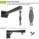 thumbnail image 5 of Colgador de bolsas pesadas SELEWARE, 61 cm, soporte de pared con resorte, 5 of 7