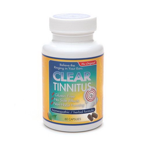 Clear Tinnitus Homeopathic Herbal Relief Formula Capsules 60 Ea