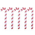thumbnail image 2 of Xihbxyly Bastones de Caramelo Inflables Navideños, Diseño Festivo En Rojo y Blanco, Material de Pvc Duradero, Divertido Juguete Navideño, Perfecto para Decoraciones de Fiestas, Temática Navideña, Paq, 2 of 6